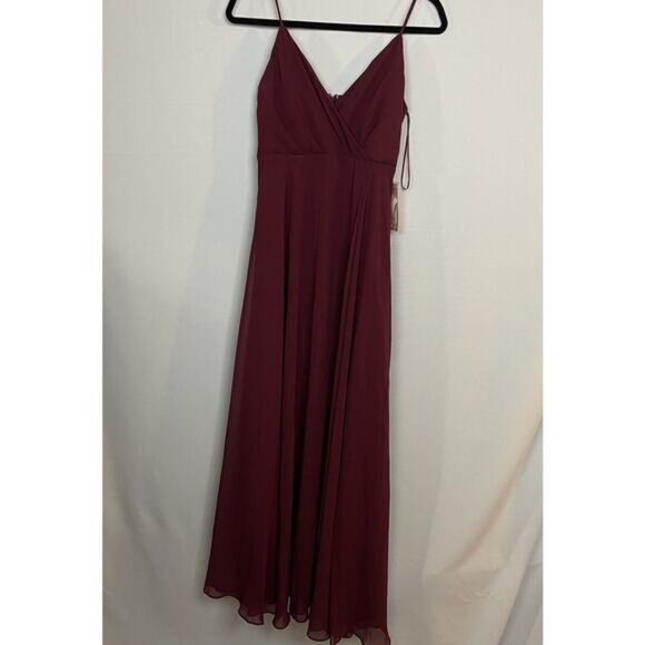 Birdy Grey Kaia Carbernet Bridesmaid Dress Size XS NWT - Picture 3 of 12